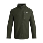 Weird Fish Mens Transom Zip Macaroni Eco Friendly Jacket (Deep Lichen Green) - Dark Green - Size Large