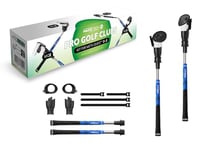 Maxx Tech VR Pro Golf Clubs Kit compatible with Oculus/Meta Quest 2 & 3/3S controllers, includes 2 premium quality golf clubs compatible with Golf +, Golf 5, eClub, Walkabout Mini Golf etc