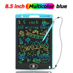 Tablette graphique numérique à écran LCD pour enfants,tableau d'écriture,tablette à dessin,bloc-notes électronique,jouets cadeaux,8.5 pouces,12 pouces - Type Blue 8.5in color