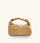 The Margot Sand Debossed Leather Bag