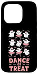 Coque pour iPhone 15 Pro Conception de ballet d'Halloween de danse ou de friandises