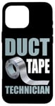 Coque pour iPhone 16 Pro Max Duct Tape Technician Outils du Père -