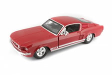 Matkompositmodell Ford Mustang Gt 1967 1/24 Röd