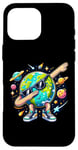 Coque pour iPhone 16 Pro Max Earth Day 2025 Funny Earth Day Kids Toddler Boys Dab Happy