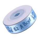 10Yards/Roll IT IS A BOY Baby Shower Christening Party Favor Gift Stain SG