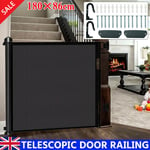 180CM Retractable Baby Gate Safety Guard Folding Toddler Stair Gates Isolation