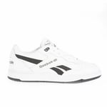 Reebok Mens Classics BB 4000 II Trainers in White Black - Black & Silver material_Leather - Size UK 12