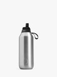 Chilly's Series 2 Flip Insulated Stainless Steel Drinks Bottle, 500ml, Silver