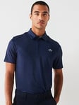 Lacoste Golf Performance Polo Shirt - Navy, Navy, Size M, Men