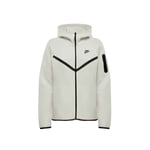 Nike Hettegenser Tech Fleece Fz Windrunner - Hvit/sort Dame, størrelse Medium