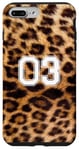 iPhone 7 Plus/8 Plus 03 Jersey Leopard Girl Case