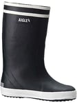 Aigle Lolly Pop Fur 2 Rain Boot, Marine, 1 UK