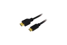 LogiLink High Speed with Ethernet - HDMI-kabel med Ethernet - 1 m