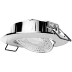 Airam Cosmo DIM LED-alasvalo, 5,8 W, uppoasennettava, kromi