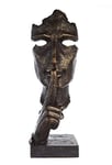 Casablanca Sculpture, Poly, Bronze Colour, Höhe 39 cm