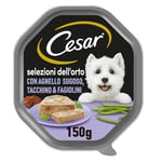 Cesar Recettes Classiques Lot de 14 barquettes de pâtée pour Chien 150 g