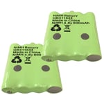 2 x Batteries for Binatone Terrain 550 & 750 Walkie Talkies 4.8V 600mAh GB411844