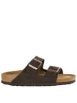 Birkenstock Men's Arizona Suede Sandals - Brown, Brown, Size 7.5, Men