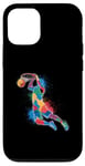 Coque pour iPhone 12/12 Pro Panier Basketball Maillot Basket Graphique Dunking Basket