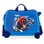 Marvel Spiderman Geo Valise Enfant Bleu 50x38x20 cms Rigide ABS Serrure à combinaison 34L 2,1Kgs 4 roues Bagage à main