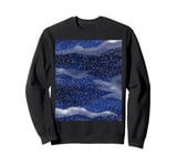 Starry Night Sky Art for Stargazers and Nature Lovers Sweatshirt