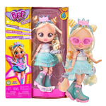 BFF by Cry Babies Stella - Collectible Fashion Doll with Long Hair, Fabric Clothes and 9 Accessories-Gift Toy for Girls and Boys +3 Years
