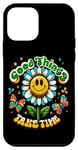 Coque pour iPhone 12 mini Guitare Hippie Meditation Freedom Wreaths