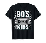 90s Kids Funny Millennials Boomer Cassette Tapes Vintage T-Shirt