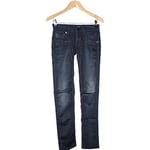 Jeans G-Star Raw  jean droit femme  34 - T0 - XS Bleu