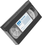 Vhs Nettoyeur De Tête Vidéo Pour Lecteurs Vhs/Magnétoscope, Technologie Sèche, Aucun Liquide Nécessaire, Réutilisable 30 Fois