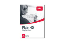 Nobo A1 - flip-over tavle-blok - 584 x 813 mm - 40 sider (pakke med 5)