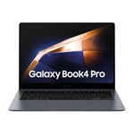 Samsung Galaxy Book4 Pro Ordinateur portable 14'', Intel Evo Edition – Intel Core Ultra 5, 125H 16Go RAM 512Go SSD Intel ARC Graphics, Gris anthracite, clavier AZERTY FR