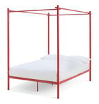 Brit Habitat 60 Akari 4 Poster Double Metal Bed Frame - Red