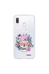 Evetane Coque et étui téléphone mobile samsung galaxy a20e 360 intégrale transparente crâne floral tendance evetane.