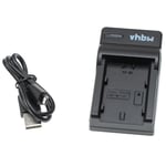 vhbw Chargeur compatible avec Fuji / Fujifilm GFX 50S II, GFX100S, X-H2S, X-S20, GFX100 II, X-H2 caméra action-cam - Station, témoin de charge