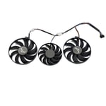 Ventilateur de refroidissement de carte de fouille,pour ASUS Radeon RX 5600 5700 XT TUF bery EVO OC T129215SU T128010SU 7Pin 5600XT jas5700XT - Type 3Pcs