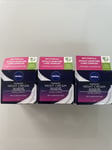 3xNivea Daily Essentials Rich Regenerating Night Cream Dry  Sensitive Skin, 50ml