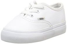 Vans T Authentic Leather, Chaussures Bébé marche mixte bébé, Blanc (Leather/True White), 21 EU