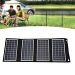 Solcellsladdare 30W 5V Bärbar Solpanel Laddare med Dubbel USB-utgång för Mobiltelefon Resor Camping