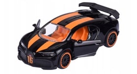 Majorette Bugatti Chiron Pur Sport Black Racing Cars 1:64 Scale 3 Inch Toy Car