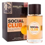 JEANNE ARTHES - Parfum Homme Social Club - Eau de toilette - Flacon Vaporisateur 100 ml - Fabriqué en France à Grasse