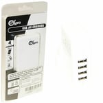 Ex-Pro USB Charger Kit 4 Port  UK/USA/EU 15W (5V 3A) for iPad iPhone - White