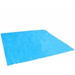 Linxor - Tapis de sol et de protection bleu pour piscine 3 m x 3 m