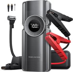 4-in-1 Jump Starter Power Pack, 3000A Car Battery Booster with... 