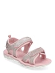 Sandal Glitter Jr Pink Hummel