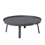 Muuto - Around Coffee Table - XL, Utförande - Antracitgrå - Sofabord - Thomas Bentzen - Grå - Tre