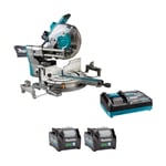 Makita LS003GD202-RA2X5 40v Max XGT Brushless 305mm Slide Compound Mitre Saw (2x