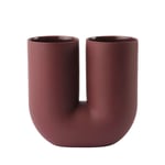 Muuto - Kink Vase H26,3 Deep Rød