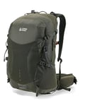 Terra Peak - Sac à dos de randonnée 30l Airant avec dos en maille ventilée, système d'hydratation et housse de pluie, pour les excursions d'une journée avec ceinture, Sac à dos d'extérieur, Vert olive