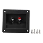 Speaker Box Terminal Rustproof Square Subwoofer Box Terminal Cup With Screws For